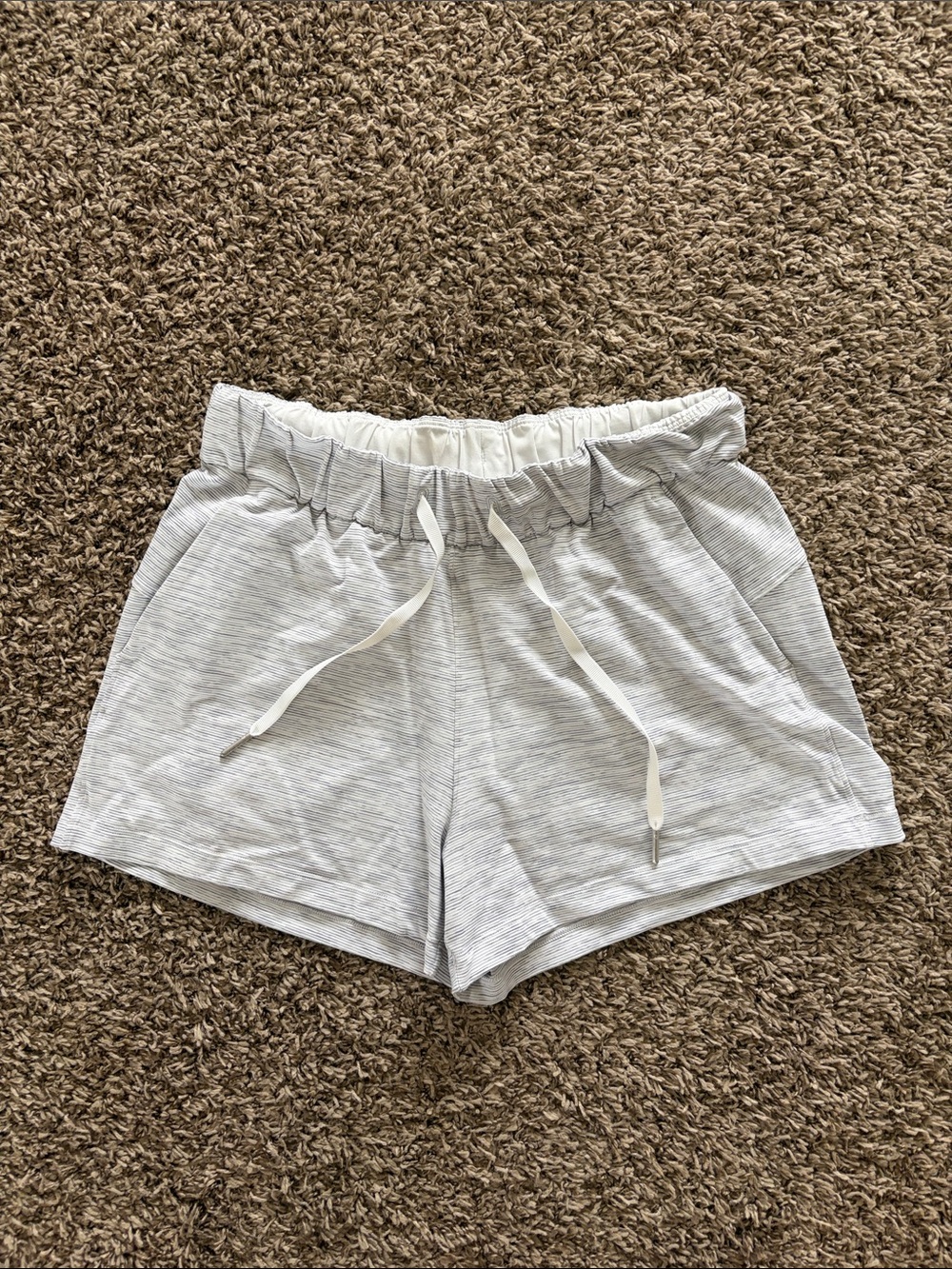 lululemon athletica Light Gray Athletic Shorts